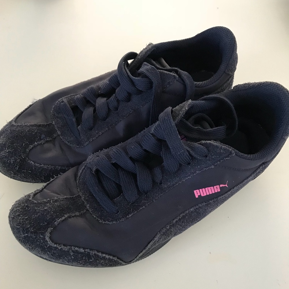 Puma Navy/pink Sneakers Sz 9
